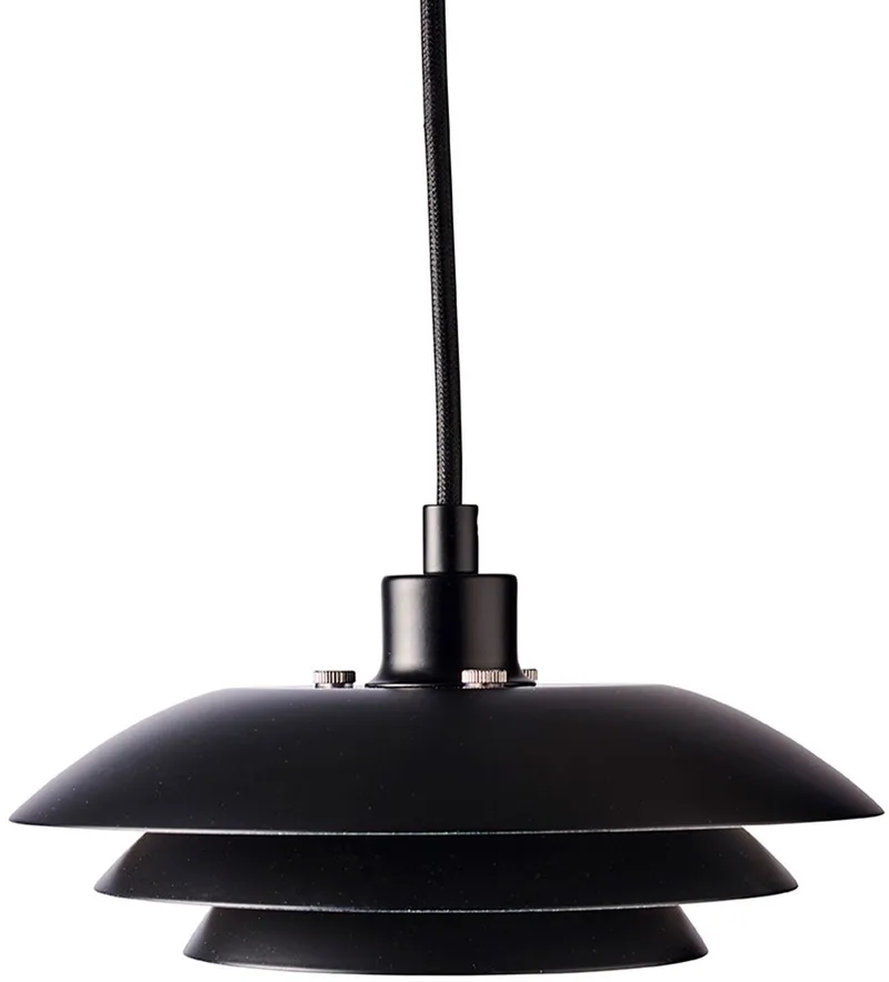 Hanglamp Dl20 20 Cm G9 Staal 33w van Dyberg Larsen in Matzwart – productfoto