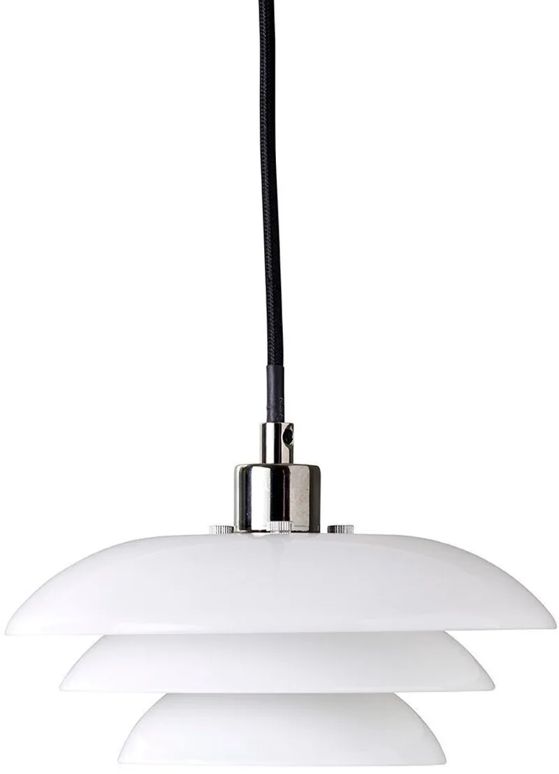 Hanglamp Dl20 Opal Led 20 X 9 Cm Staal 5w van Dyberg Larsen in Wit – productfoto