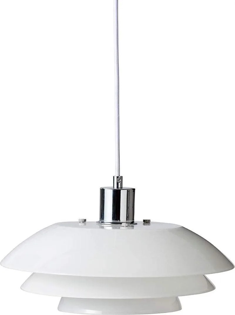 Hanglamp Dl31 Opal Led 31 X 15 Cm E27 25w van Dyberg Larsen in Wit – productfoto