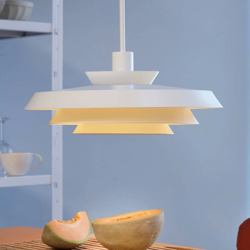 hanglamp DL44, metaal, Ø 45 cm van Dyberg Larsen in Wit – productfoto