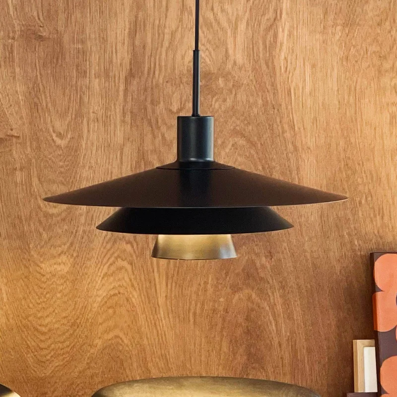 hanglamp Kay, Ø 50 cm, metaal van Dyberg Larsen in Zwart – productfoto