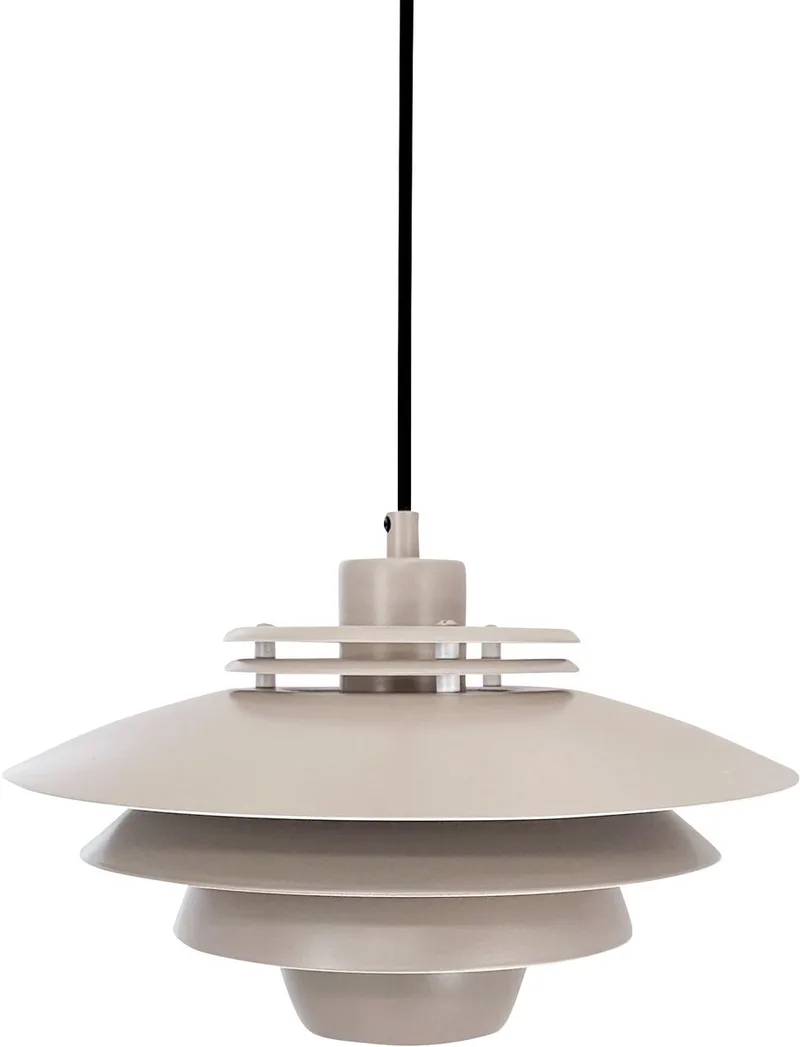 hanglamp metaal H24cm D30cm Ejka van Dyberg Larsen in Beige – productfoto