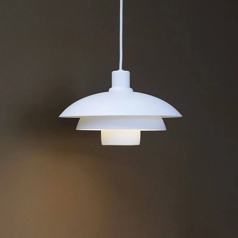 hanglamp Morph, Ø 30 cm, metaal van Dyberg Larsen in Wit – productfoto