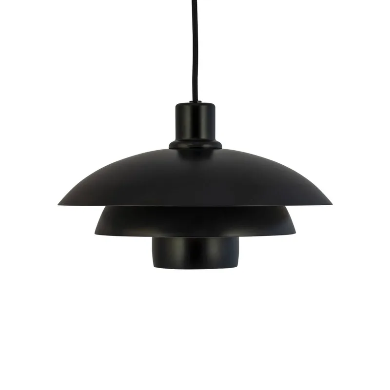 hanglamp Morph, Ø 30 cm, metaal van Dyberg Larsen in Zwart – productfoto