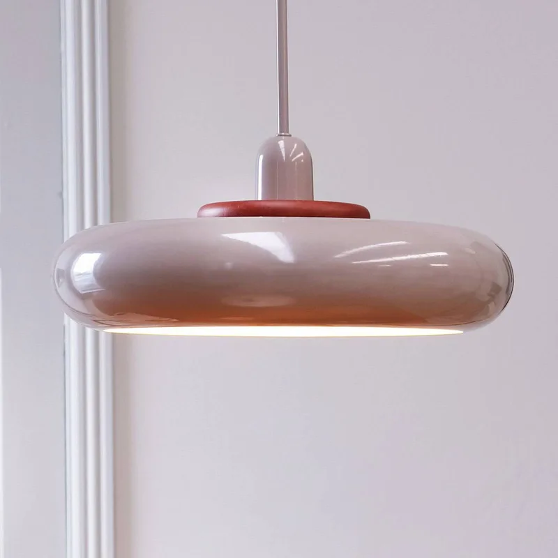 hanglamp Planet, Ø 40 cm, metaal de Dyberg Larsen en Melkwit – photo du produit