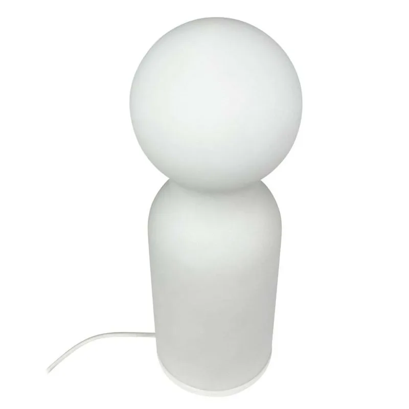 Harper tafellamp, wit, glas, hoogte 35 cm - Dyberg Larsen - Woonkamer - Scandinavisch - 1 lamp by Dyberg Larsen – product photo