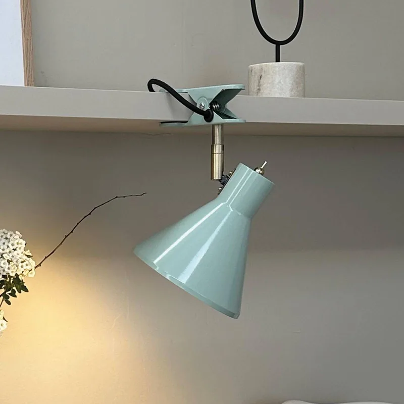 klemlamp Sleep, Ø 15 cm, staal von Dyberg Larsen in Mintgroen – Produktfoto