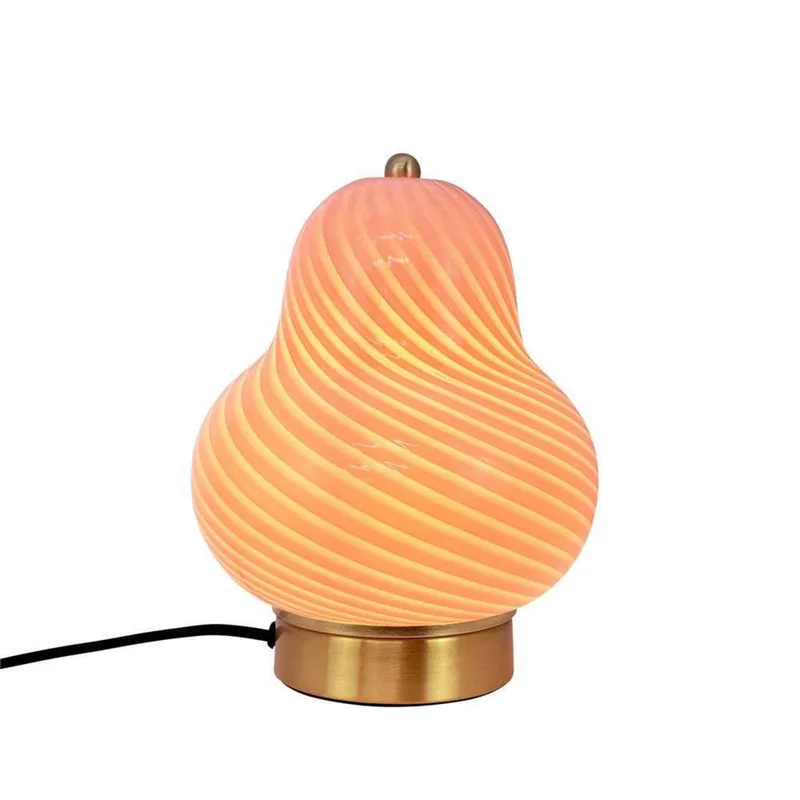 Lucy tafellamp, lichtroze, glas, hoogte 22 cm - Dyberg Larsen - Woonkamer - Scandinavisch - 1 lamp von Dyberg Larsen – Produktfoto