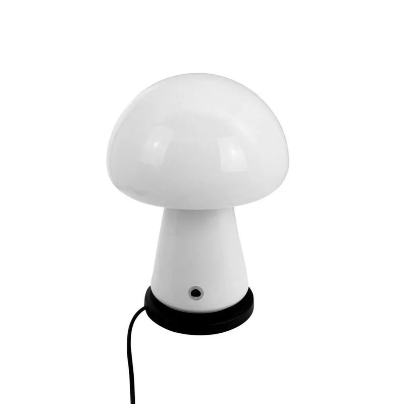 Morkel Mushroom LED tafellamp op batterijen, wit - Dyberg Larsen - Woonkamer - Scandinavisch - Glas - 1 lamp von Dyberg Larsen – Produktfoto
