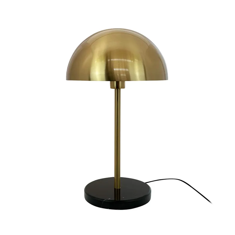 Nancy tafellamp, messing/marmer, 51 cm - Dyberg Larsen - Woonkamer - Scandinavisch - 1 lamp von Dyberg Larsen – Produktfoto