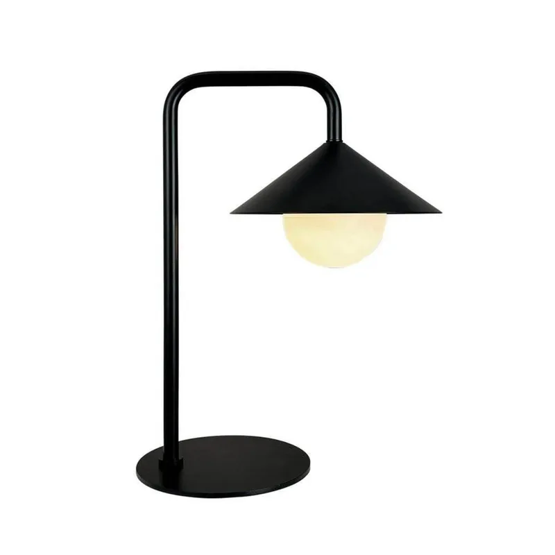 Nova LED tafellamp op batterijen, matzwart - Dyberg Larsen - Terras - Scandinavisch - Metaal - 1 lamp von Dyberg Larsen – Produktfoto