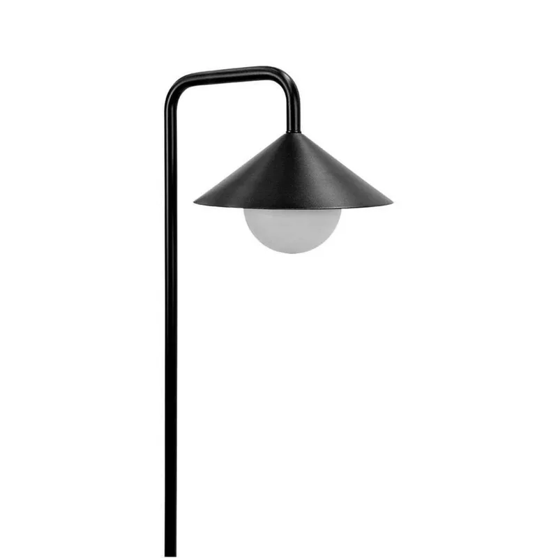 Nova LED-tuinlamp op batterijen, matzwart - Dyberg Larsen - Terras - Scandinavisch - Metaal - 1 lamp von Dyberg Larsen – Produktfoto
