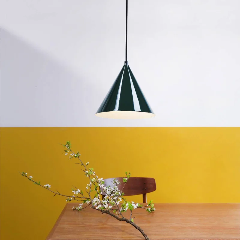 Ron hanglamp van Dyberg Larsen in Glanzend donkergroen – productfoto