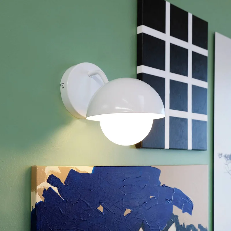 Rose wandlamp van Dyberg Larsen in Wit glanzend – productfoto