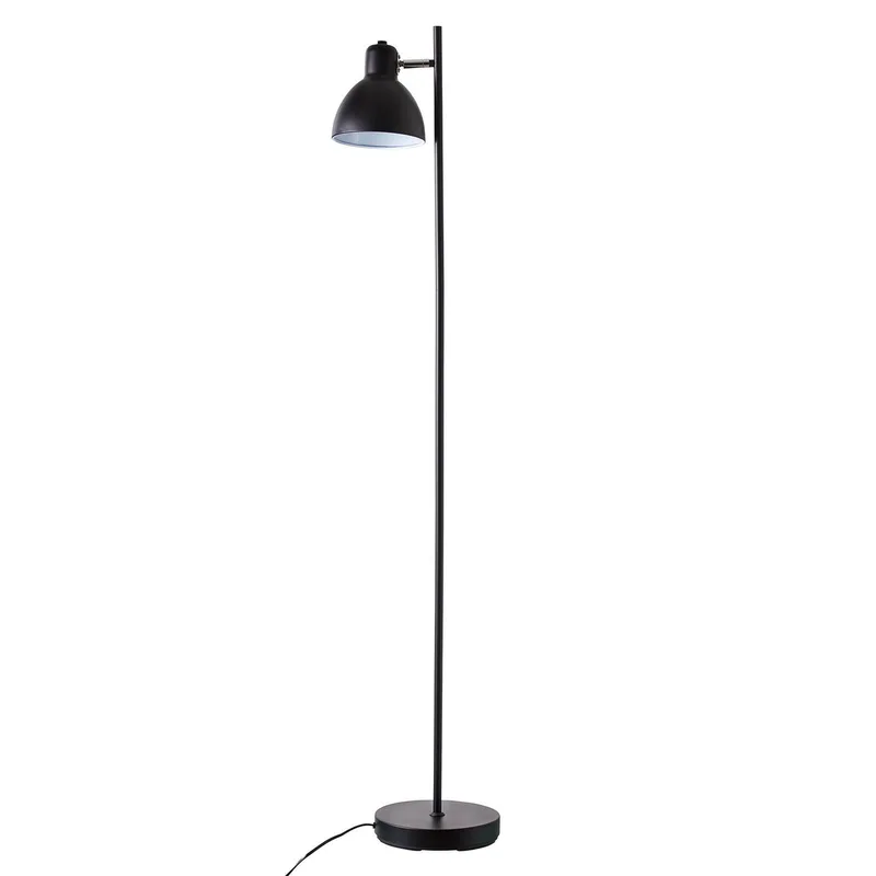 Skagen 1 vloerlamp 1-lamp zwart von Dyberg Larsen in Zwart mat – Produktfoto
