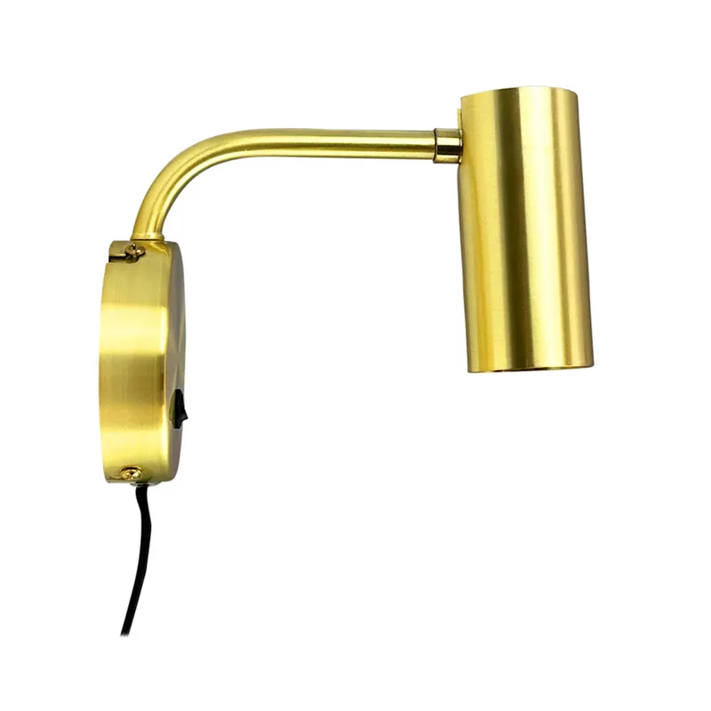 Skagerrak wandlamp, messing, uitsteek 20 cm - Dyberg Larsen - Woonkamer - Modern - Metaal - 1 lamp von Dyberg Larsen – Produktfoto