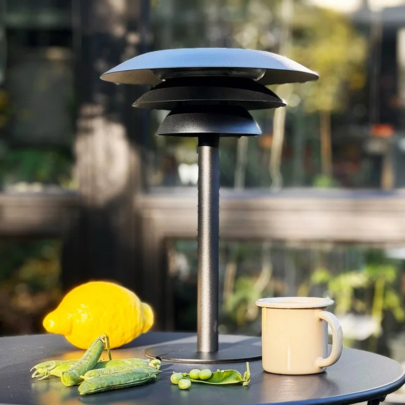 Solar tafellamp DL25, metaal von Dyberg Larsen in Zwart – Produktfoto
