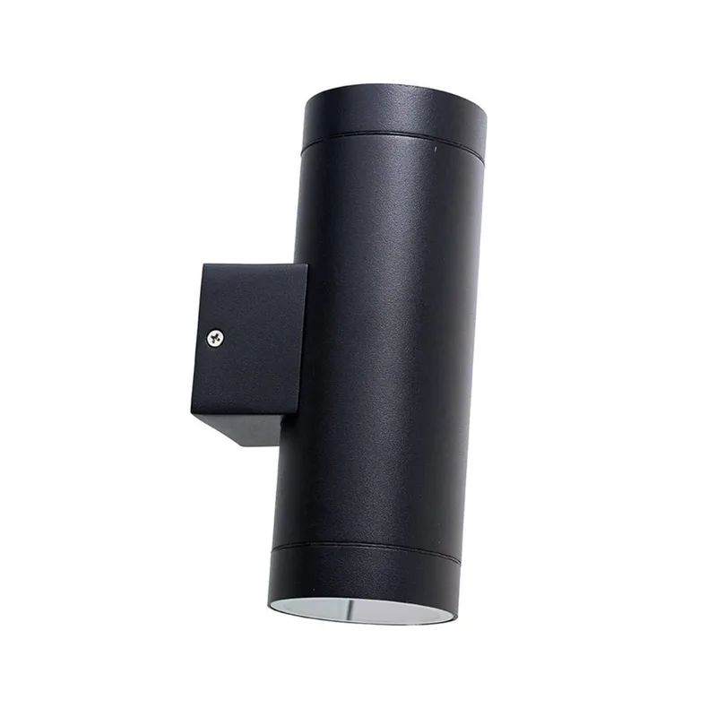 Stege buitenwandlamp, 2-lamps by Dyberg Larsen in Zwart – product photo