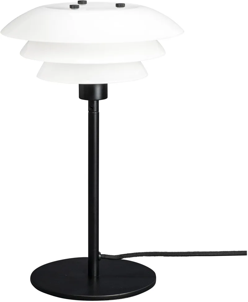 Tafellamp 20 X 30 Cm Led G9 Staal/glas 5w Wit van Dyberg Larsen in Zwart – productfoto