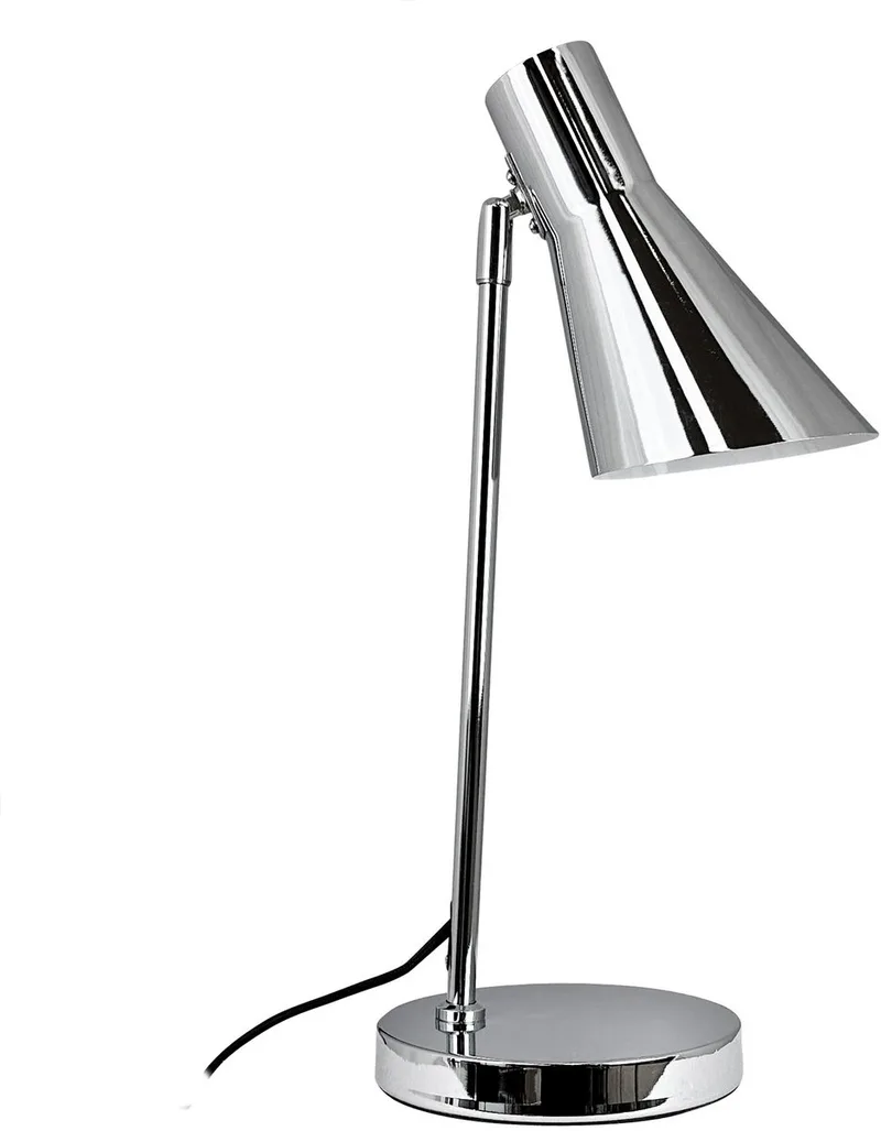 Tafellamp chroom metaal H44,5 cm D15 cm DL12 van Dyberg Larsen in Chrome – productfoto