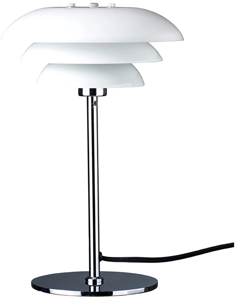Tafellamp Dl20 Opal Led 20 X 30 Cm G9 5w Wit by Dyberg Larsen in Opal/ Chrome – product photo