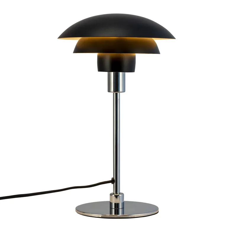 tafellamp Morph, zwart, hoogte 35 cm, metaal by Dyberg Larsen in Zwart, aluminium – product photo