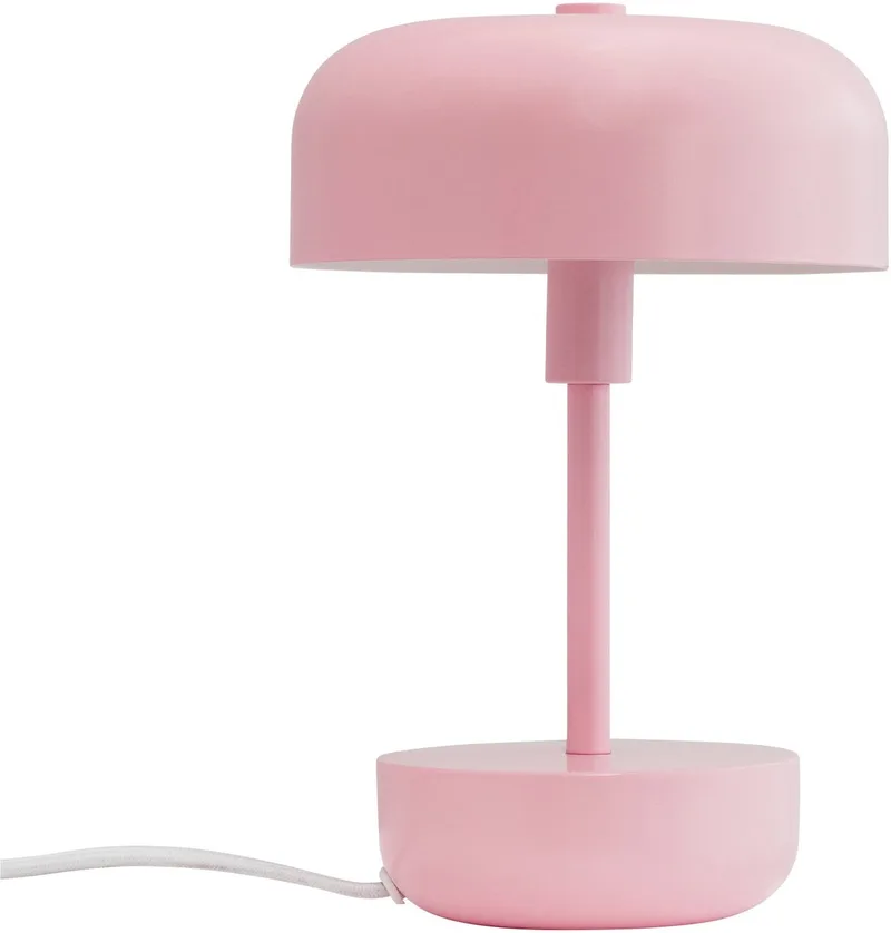 Tafellamp roze metaal H25,7 cm D17 cm Haipot by Dyberg Larsen in Pink – product photo