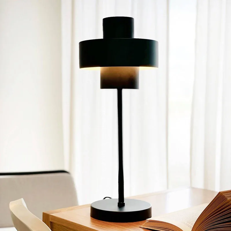 tafellamp Stoke, hoogte 49,5 cm de Dyberg Larsen en Zwart – photo du produit