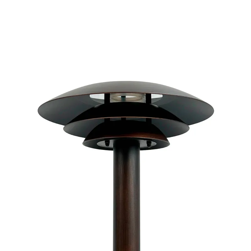 tuinpadverlichting DL25, koperkleurig, IP44, roestvrij staal by Dyberg Larsen in Geborsteld koper – product photo