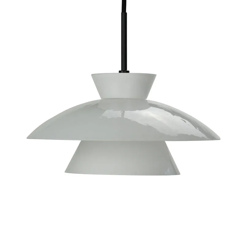 Valby hanglamp van glas, Ø 28cm van Dyberg Larsen in Opaalwit – productfoto