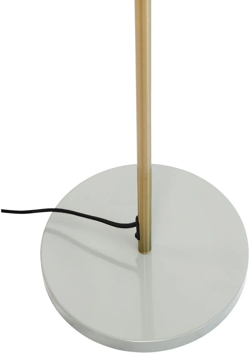 Vloerlamp olijf/messing metaal H160 cm D42,5 cm Ocean de Dyberg Larsen en Olive/ Brass – photo du produit