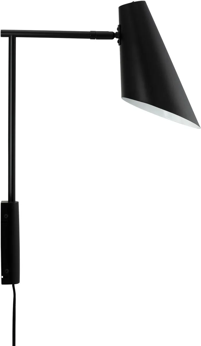 Wandlamp Cale Led 14,6 X 46 Cm E14 40w van Dyberg Larsen in Zwart – productfoto