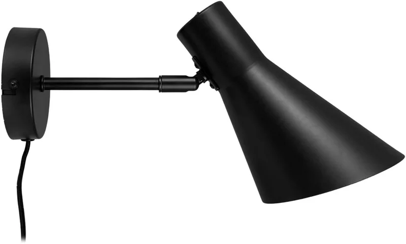 Wandlamp Denver 12 X 12 X 20 Cm Staal 25w van Dyberg Larsen in Zwart – productfoto