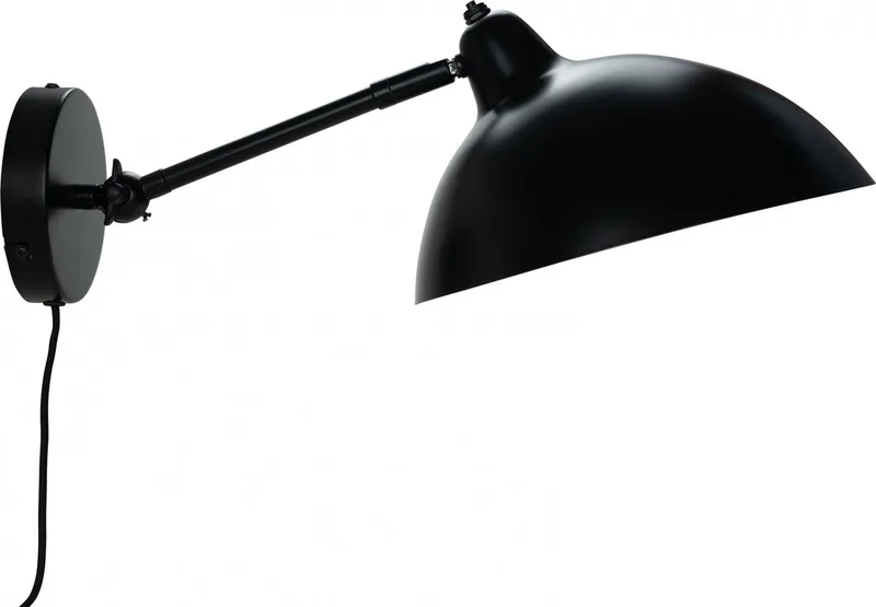 Wandlamp Futura 26 X 16 Cm E14 Staal van Dyberg Larsen in Zwart – productfoto