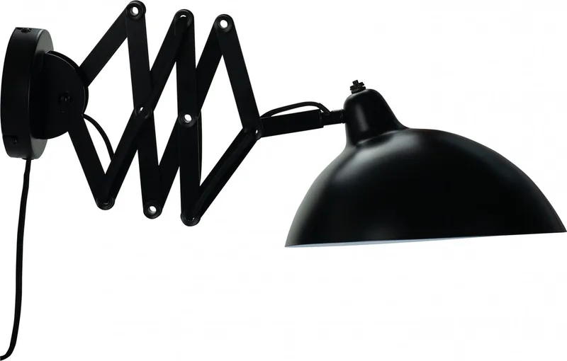 Wandlamp Futura 60 X 19,5 Cm E14 Staal van Dyberg Larsen in Zwart – productfoto