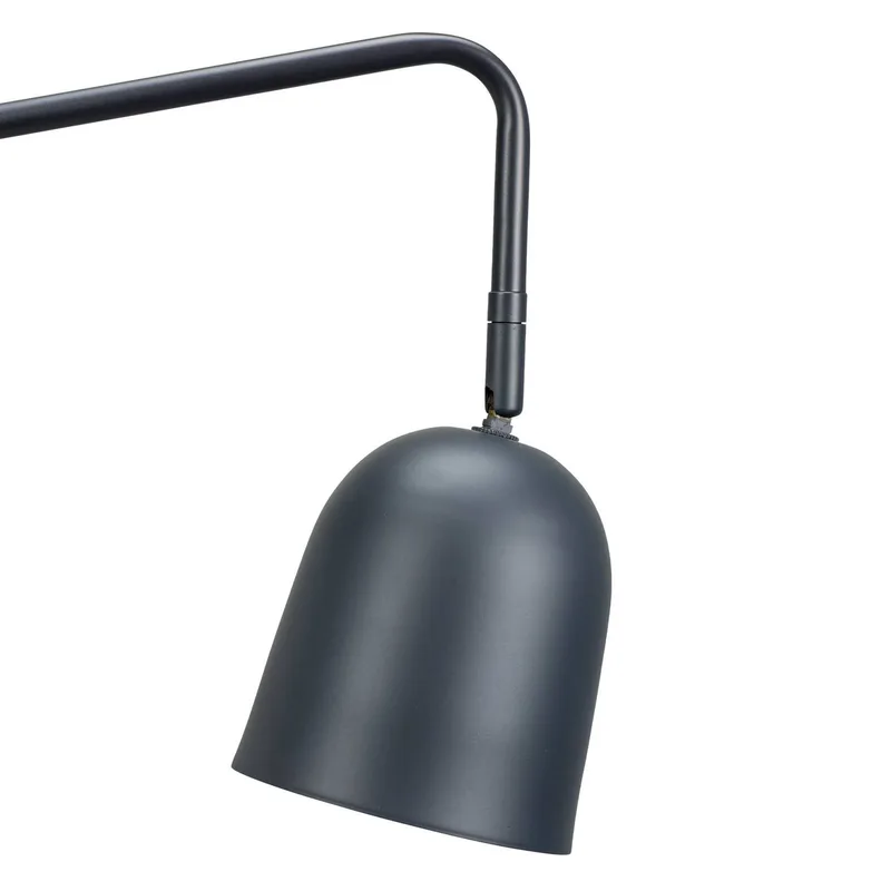 wandlamp Manchester, uitsteek 45 cm van Dyberg Larsen in Grijs – productfoto