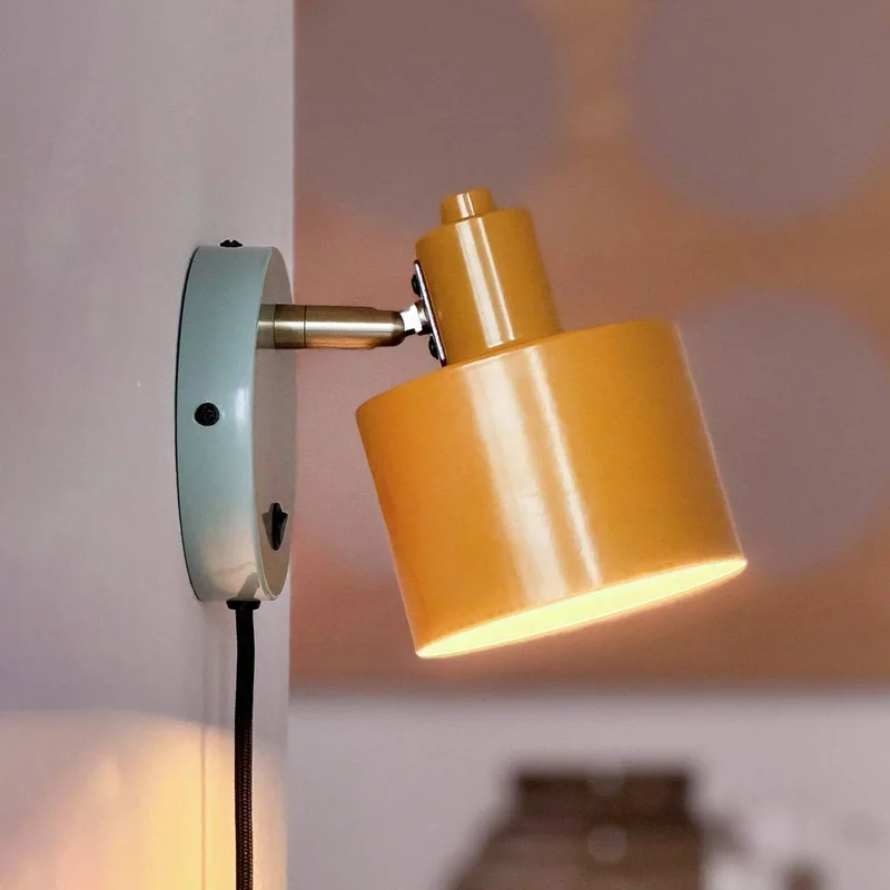 wandlamp Ocean, curry/turkoois, uitsteek 21 cm van Dyberg Larsen in Curry, messing, turkoois – productfoto