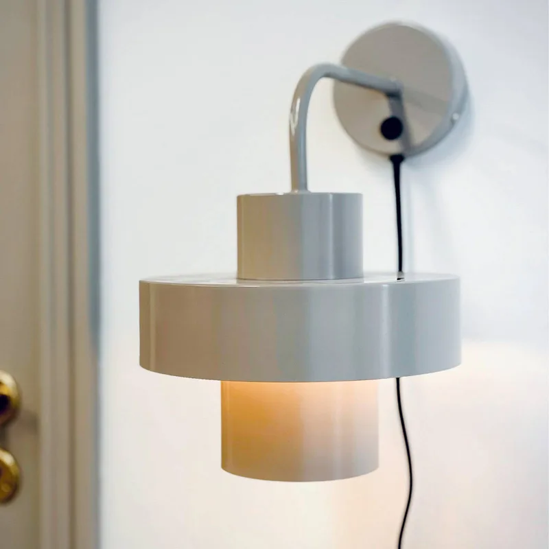 wandlamp Stoke, Ø 20 cm, metaal van Dyberg Larsen in Grijs – productfoto