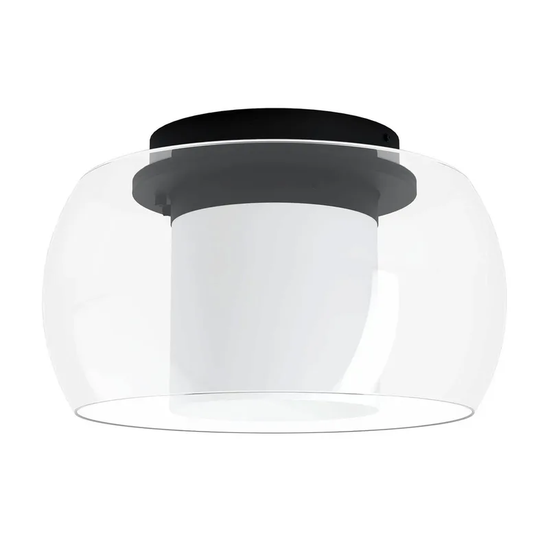 Briaglia-C LED plafondlamp van EGLO connect in Helder, Wit, Zwart – productfoto