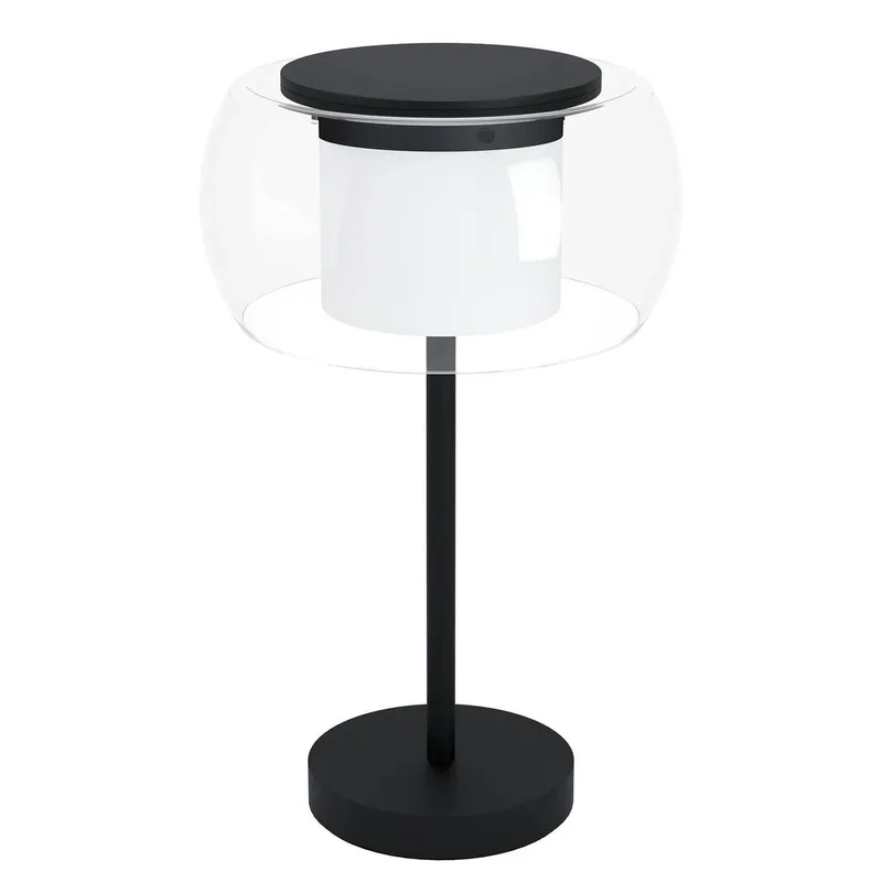 Briaglia-C LED tafellamp van EGLO connect in Helder, Wit, Zwart – productfoto