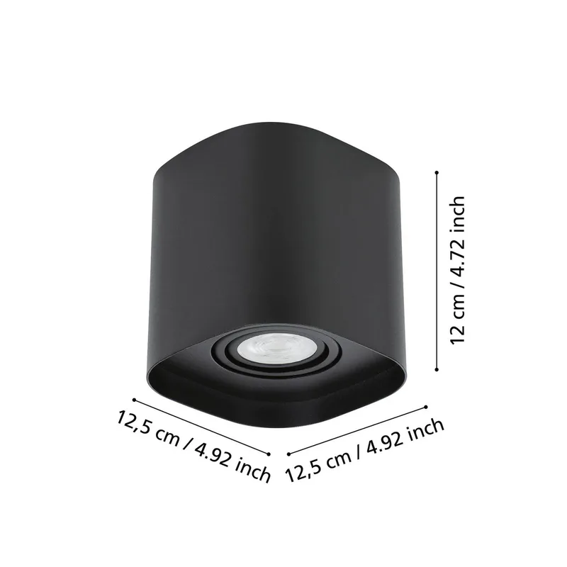 Caminales-Z LED-downlight, 1 lampa från EGLO connect i Svart – produktbild