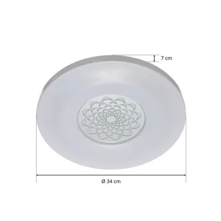 Capasso-C LED plafondlamp met motief van EGLO connect in Wit – productfoto 5 van 5