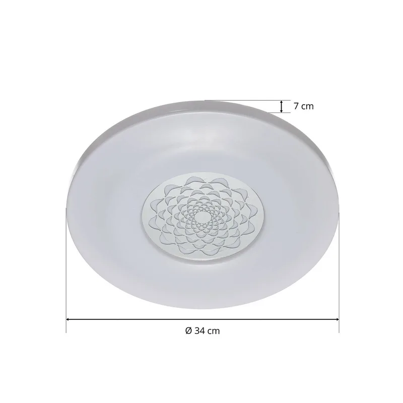 Capasso-C LED plafondlamp met motief van EGLO connect in Wit – productfoto 5 van 5