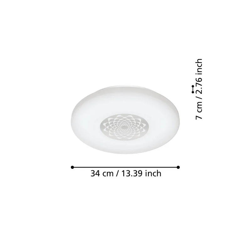 Capasso-Z LED plafondlamp CCT by EGLO connect in White – product photo