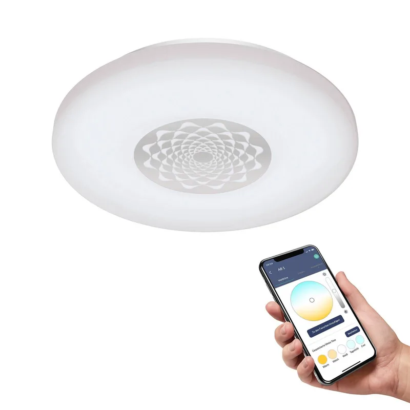 Capasso-Z LED plafondlamp CCT van EGLO connect in Wit – productfoto 2 van 3