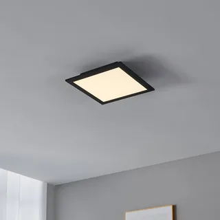 CCT plafondlamp 30x30cm zwart de EGLO connect en Noir, Opaal – photo du produit 3 sur 4