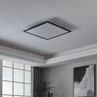 CCT plafondlamp 59,5x59,5cm zwart van EGLO connect in Zwart, Opaal – productfoto 3 van 5