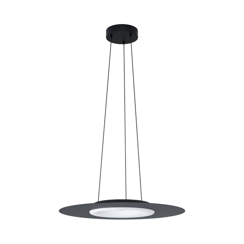 Compo Rosso-C LED hanglamp by EGLO connect in Black, Opaal – product photo 2 of 2