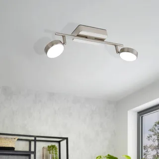 Corropoli-C LED-takspotlight 2 lampor från EGLO connect i Mat nikkel – produktbild 3 av 5