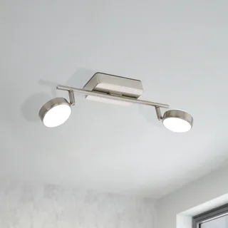 Corropoli-C LED-takspotlight 2 lampor från EGLO connect i Mat nikkel – produktbild 1 av 5